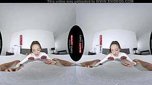 experience realitylovers vr with latex android in doggystyle and cowgirl riding