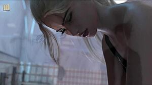 Blonde anime hentai summers gone with big ass and tits.