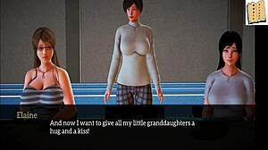 Teen hentai girl with small tits in anime cartoon!