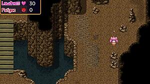 Noelle Performs Blowjob and Riding in Pixel Art Game