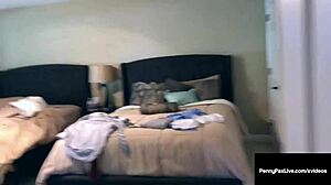 Redhead sex fiend penny pax mega milks throbbing hard cock... oops, i mean milks it