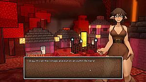 Hornycraft Parody Hentai Game Pornplay Ep 48 Public Creampie In The Crowd