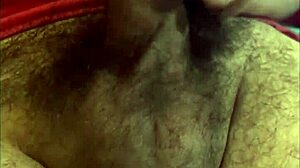 hey, check out this solo handjob with a monster cock and banana