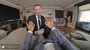 Pierce Paris Fucks Black Boyfriend with Dildo