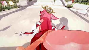 I love watching yae miko in hard 3d fantasy action