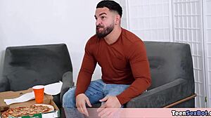 Geeky latina stepdaughter enjoys a special study session with her stepdad