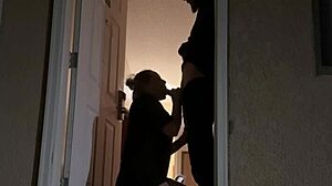 Hell Yeah! Caught Having Sex in Hotel Doorway