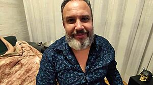 at home, the woman commands and i obey, sucking big cocks in lingerie during assfucking