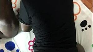 I met an ebony girl online and we had intense anal sex for cash