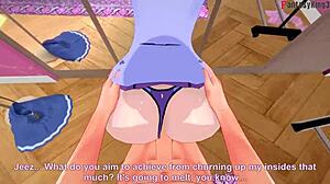 Jessica having sex with Rick in full fantasy king 3D cartoon.