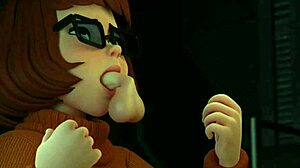 Velma From Scooby Doo Gets Anal Fucked In 3D Cartoon Cumshot Scene
