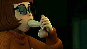 Velma From Scooby Doo Gets Anal Fucked In 3D Cartoon Cumshot Scene