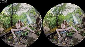 erotic beauty endza enjoys her pussy with toys in vr