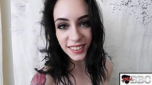 All Natural Brunette Anna De Ville Takes A Huge Bbc Up Her Tight Ass And Begs For A Creampie?