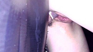 Skinny Wife Fucked at Glory Hole by Old Friend