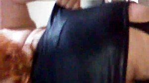 i'm bound with face mask, horny for black dildo masturbation