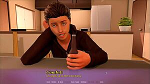 the wants of summer hentai game pornplay ep 8 my step mom is teasing me while jerking off that bottle like a cock