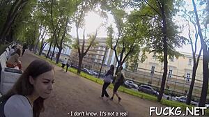 Wicked Teen Begs for Hardcore Blowjob and Rough Assfucking!