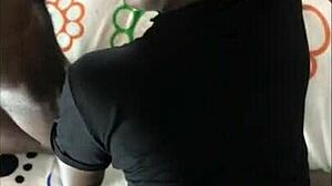 I met an ebony girl online and we had intense anal sex for cash