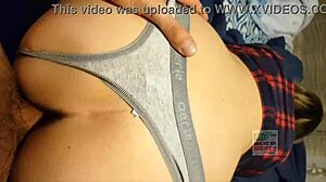 Dulcesito de leche en tanguita de gris para estas fiestas decembrinas christmass fuck