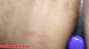 stepsister enjoys anal plug and pussy fuck