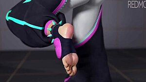 Redmoa Juri's extended animation scenes tease with cum-filled hentai action