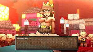 Hornycraft Parody Hentai Game Pornplay Ep 48 Public Creampie In The Crowd