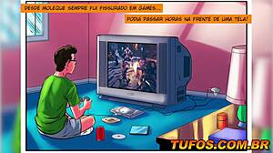 nerd fucks the doctor and secretary at the same time in hentai cartoon episode 1