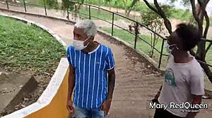 caught masturbating in public and had to suck the guys