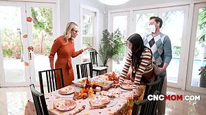 hey, freeuse is on the menu with this milf mother in law for taboo group fucking