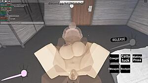 Roblox porn with big tits and missionary position