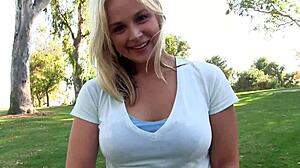 wet pussy teen giving blowjob