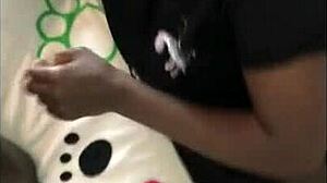 I met an ebony girl online and we had intense anal sex for cash