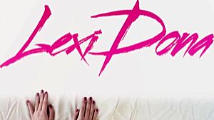 watch lexi dona play with her shaved pussy on the hotel floor