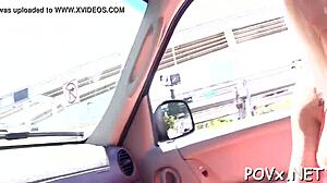 Teen Babe's Shower Lick Turns to POV Sex