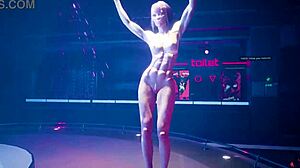 Sexy athletic teen 18+ Lucy shows naked curvy body with anal and blowjob