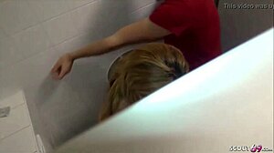 Hidden cam catches German teen swallowing on school toilet phone call