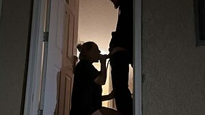 Hell Yeah! Caught Having Sex in Hotel Doorway