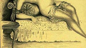 Vintage Retro Comic Drawings