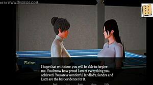 Teen hentai girl with small tits in anime cartoon!