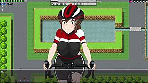 garota pinta corpo e tinta sai na chuva - flash cycling ride 2 parte 7