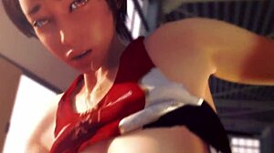 3d hentai athlete fucks coach in tight clothes big boobs big ass all poses cum inside on body