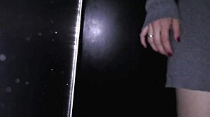 Skinny Wife Fucked at Glory Hole by Old Friend