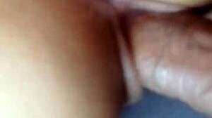 Latina masturbates anally and begs for penetration