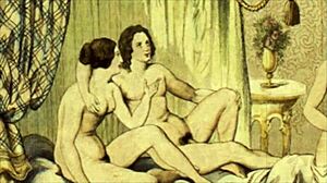 Exploring vintage erotic drawings in casual narrative