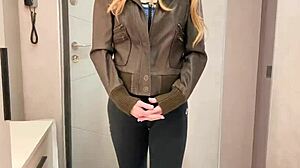 Oh No! Husband Cheats With Russian Amateur While Wife's In Bathroom!