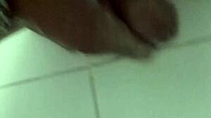 Detailed Anal Masturbation With Dildo In Shower