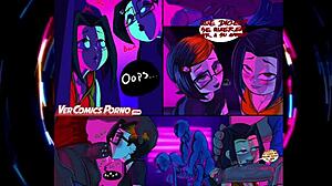 dive into this lively cartoon party with anime vibes