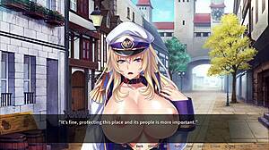 Elsie in pirate cosplay gets bukkake blowbang