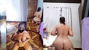 Mirelladelic rips clothes in intense striptease